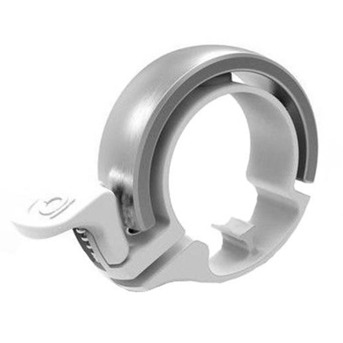 Knog Fahrradklingel Knog Oi Classic Large weiß/silber, Ø 23,8 - 31,8 mm