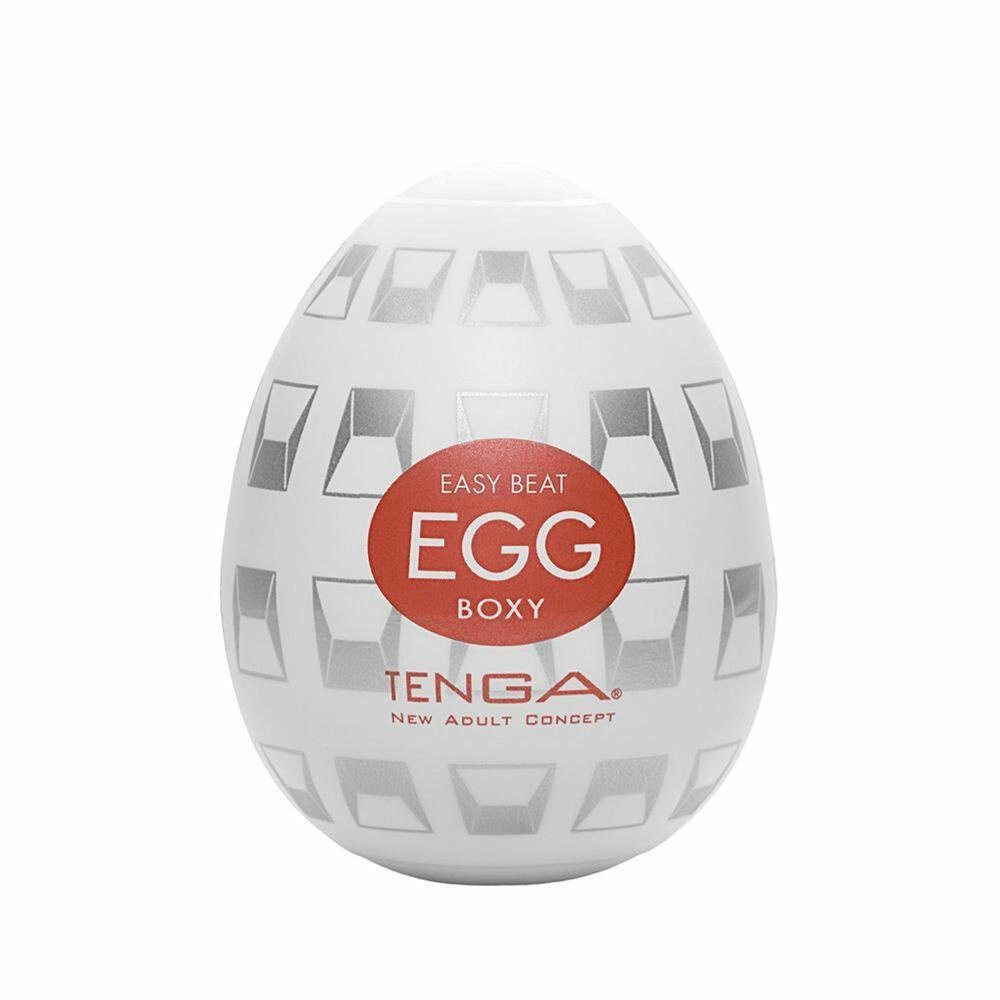 Boxy Masturbator Egg Tenga