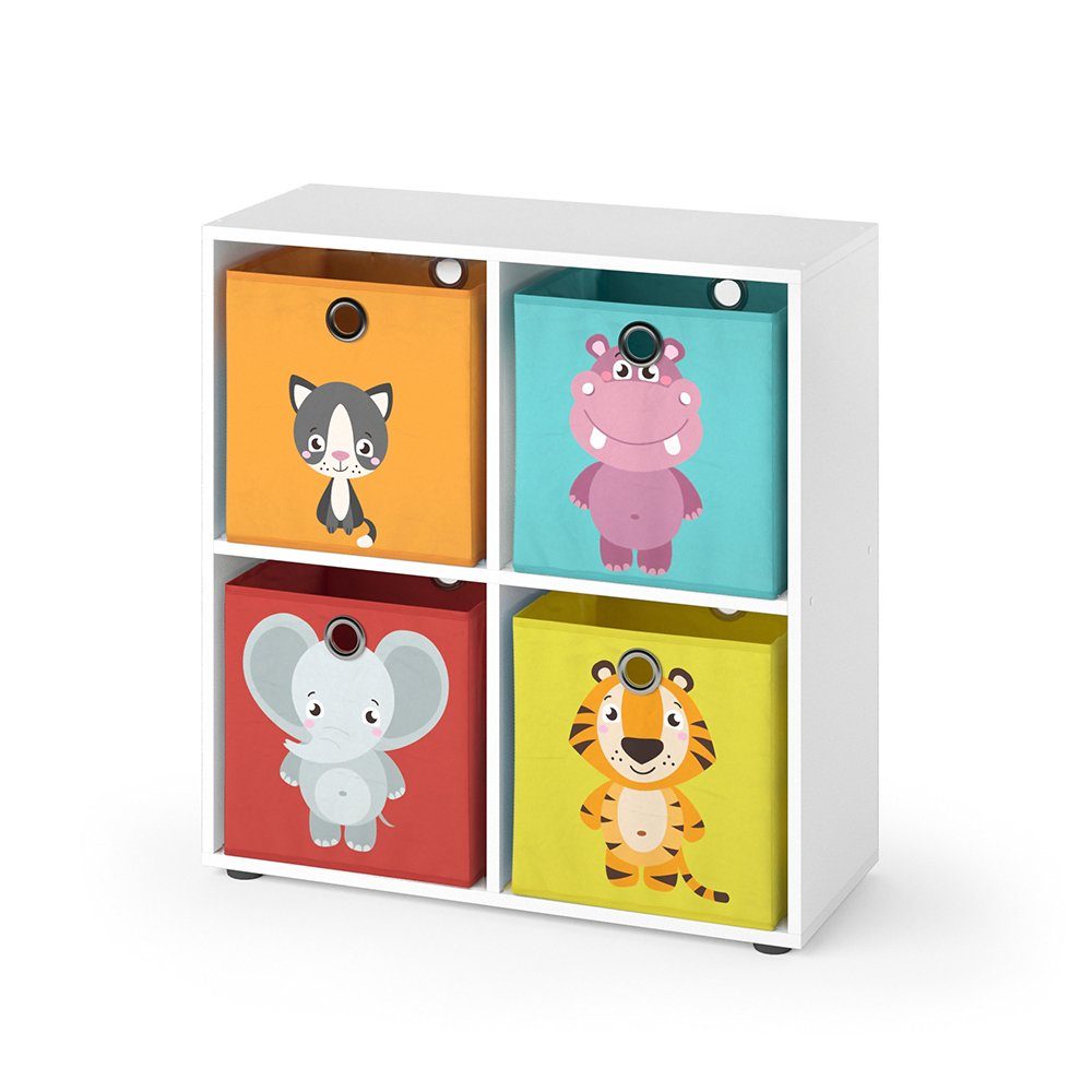 Vicco Bücherregal Tetra, Weiß, 72 x günstig online kaufen