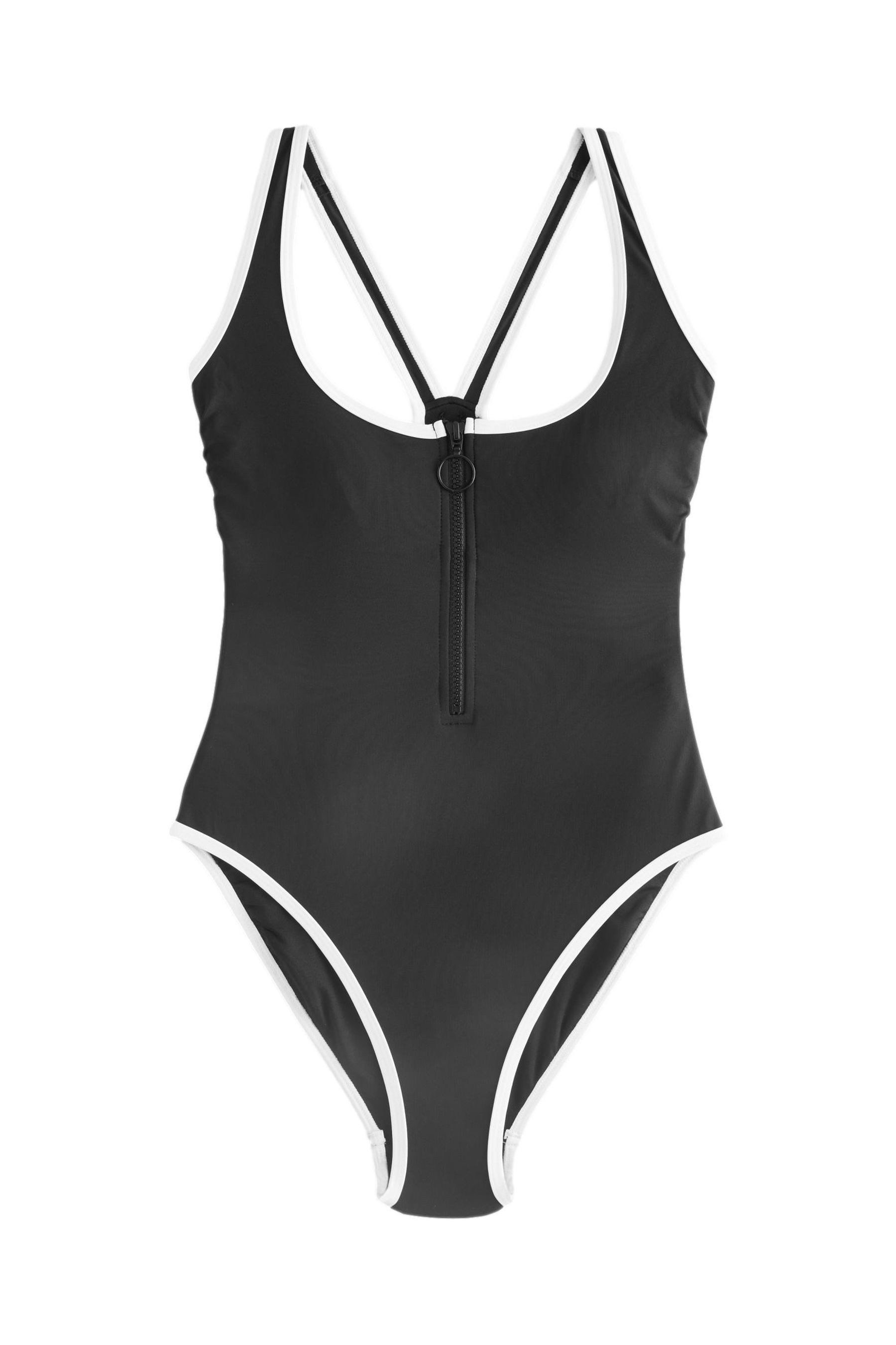 Next Badeanzug Bauchformender Badeanzug mit Reißverschluss (1-St) günstig online kaufen