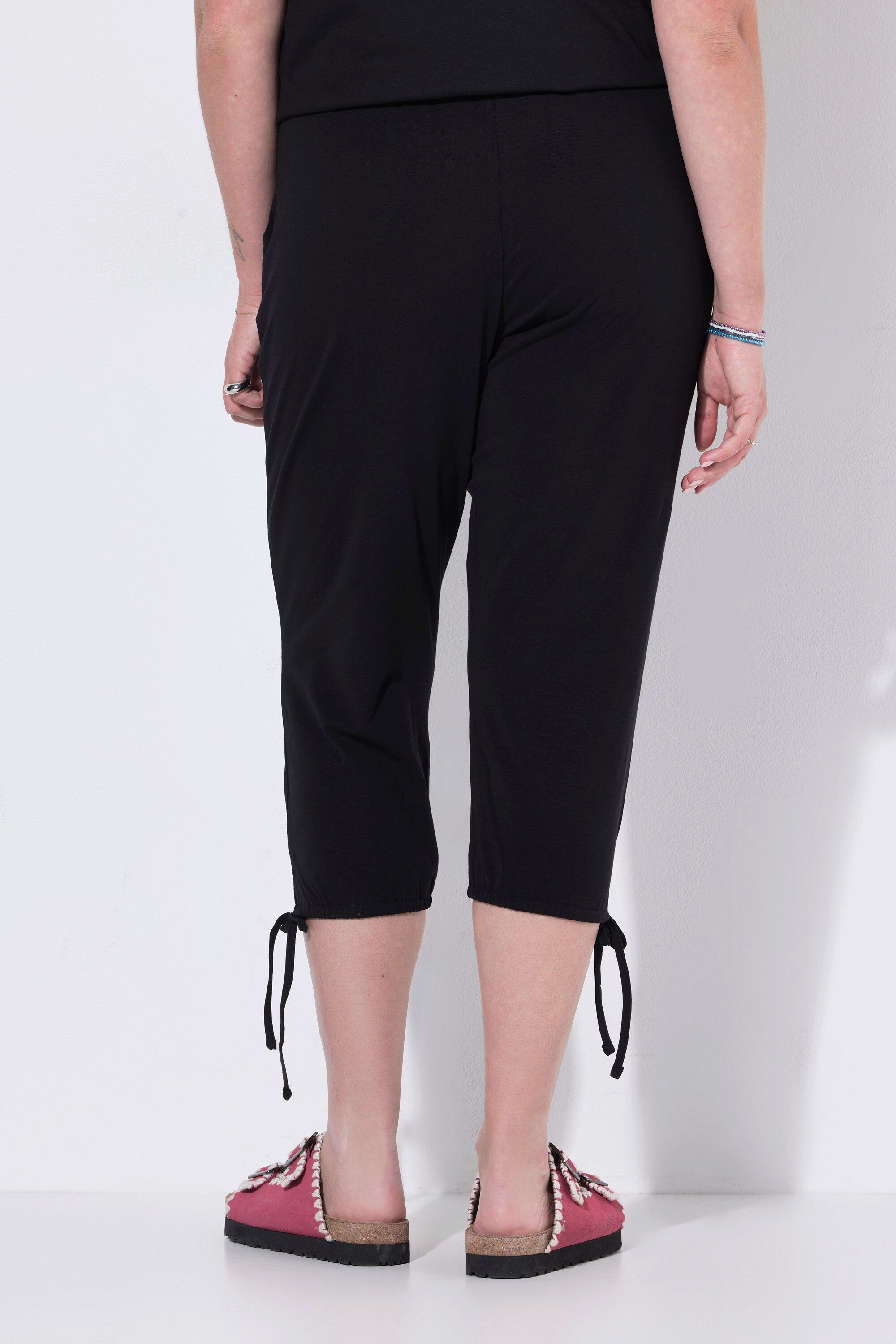 Angel of Style Jogginghose Sweat-Capri Straight Fit Elastikbund Saumschlitz