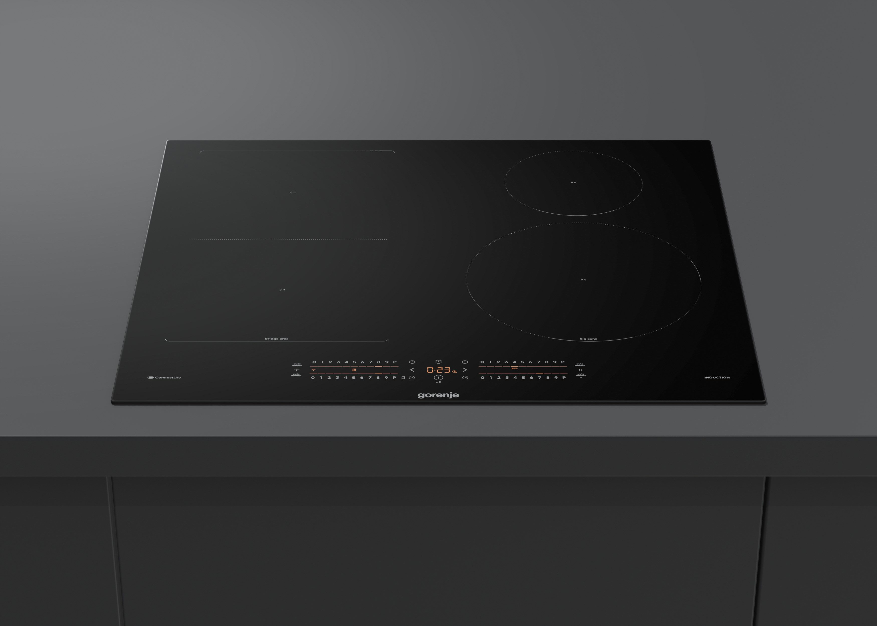 GORENJE Flex-Induktions-Kochfeld GI6432BSCWF, 60cm Induktionskochfeld mit BridgeZone