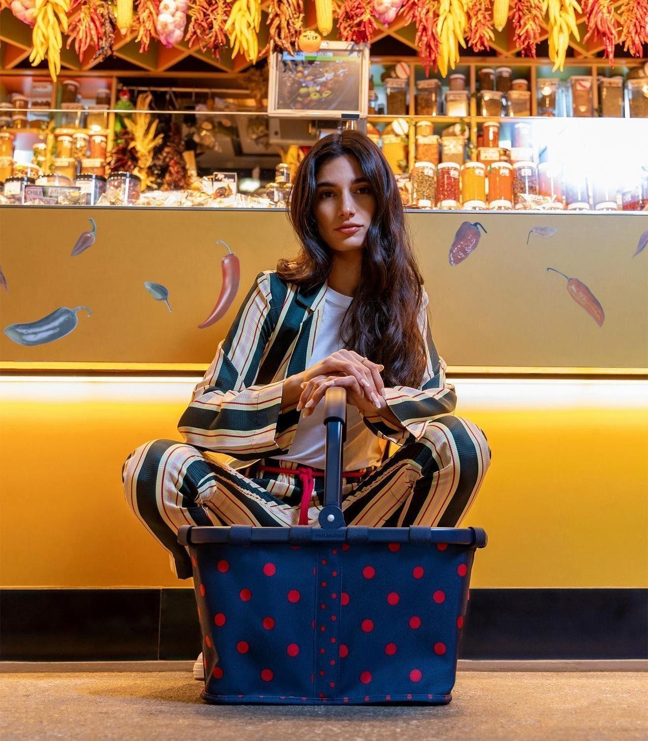 REISENTHEL® Einkaufskorb CARRYBAG, Blau, Rot, Aluminium, Polyester, 22 l, W günstig online kaufen