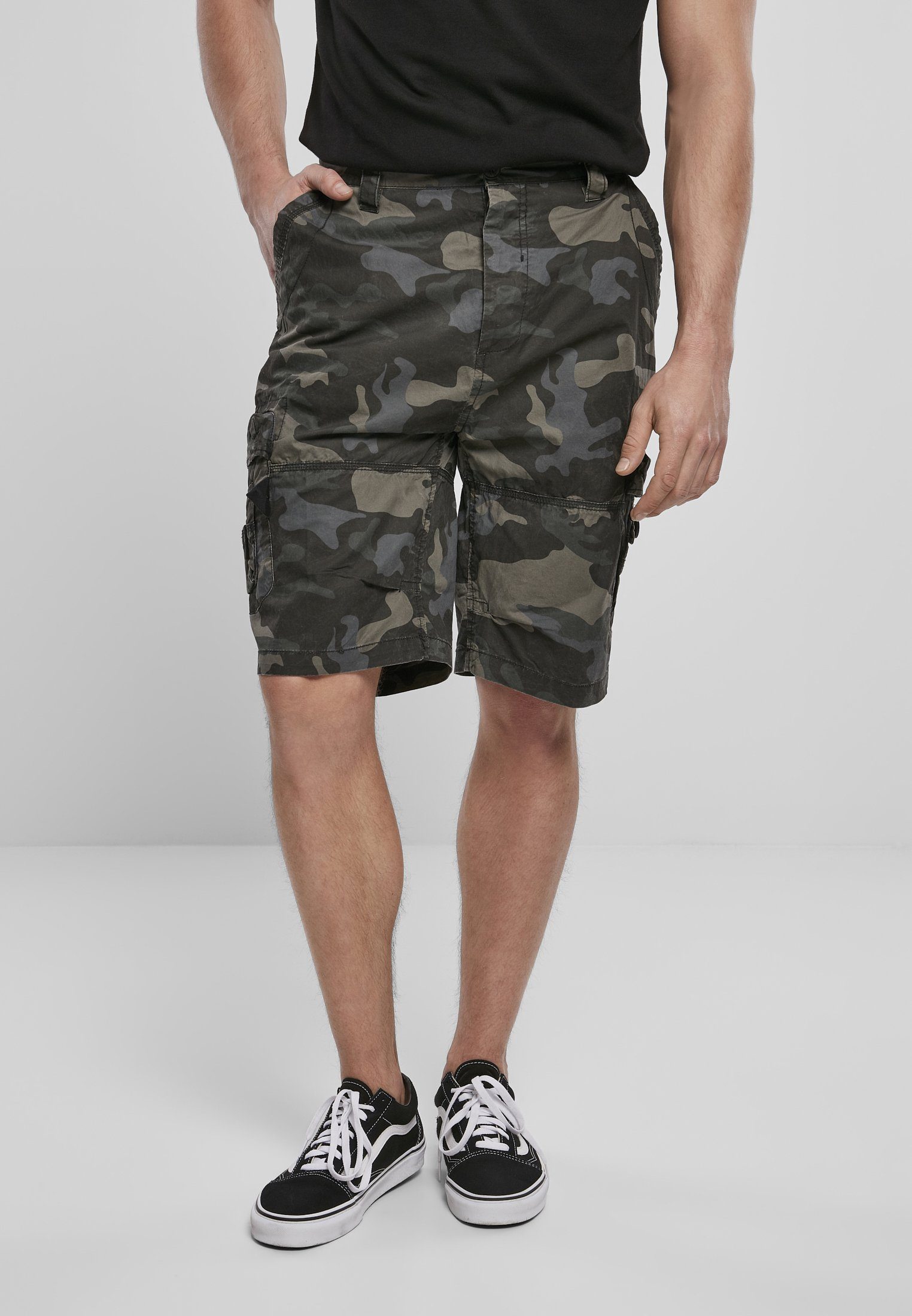 Brandit Stoffhose Herren Ty Shorts (1-tlg) darkcamouflage