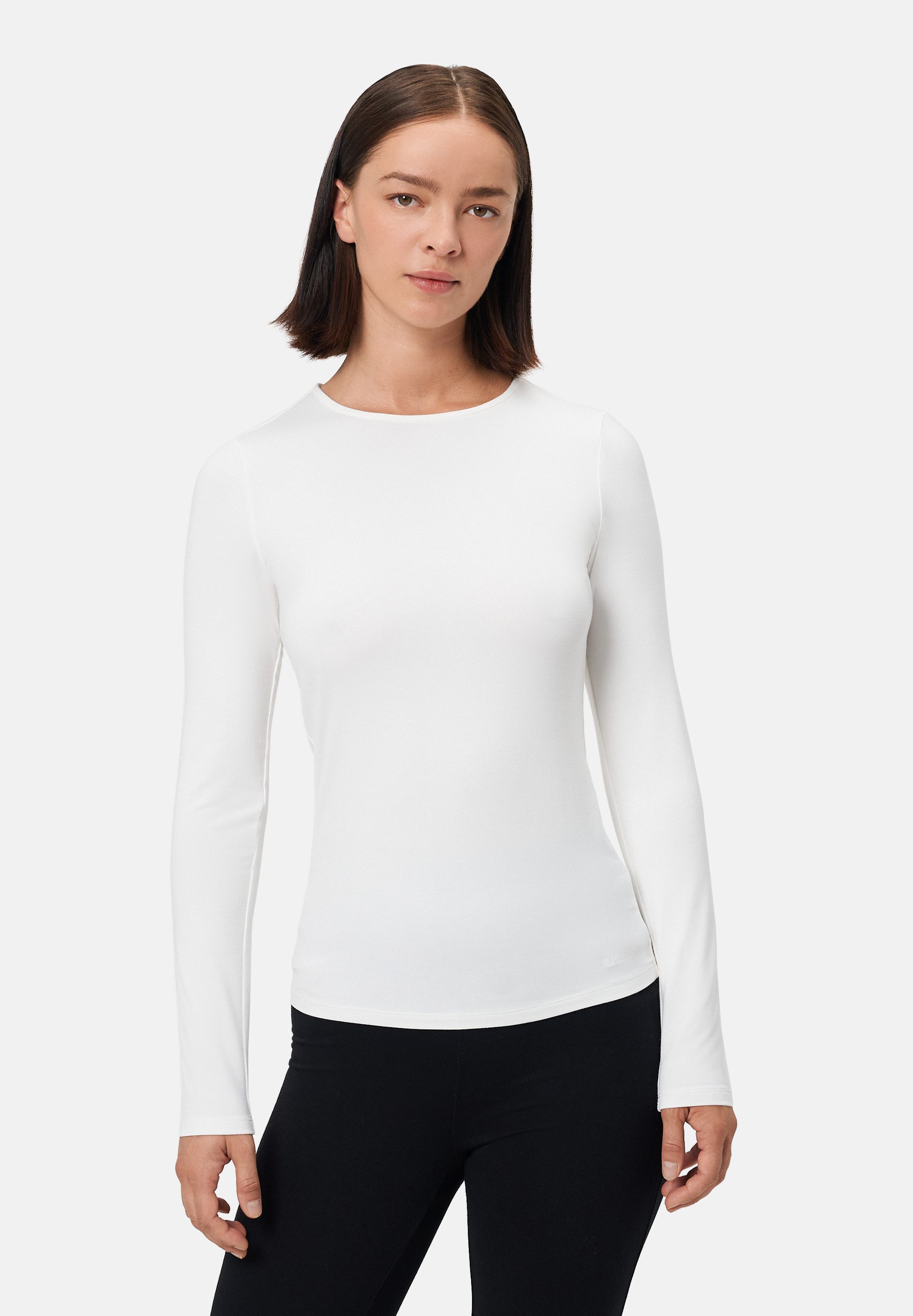 Les Lunes Langarmshirt SAAGE Warm Thermo Longsleeve Thermoeffekt, gebrushte Innenseite, atmungsaktiv