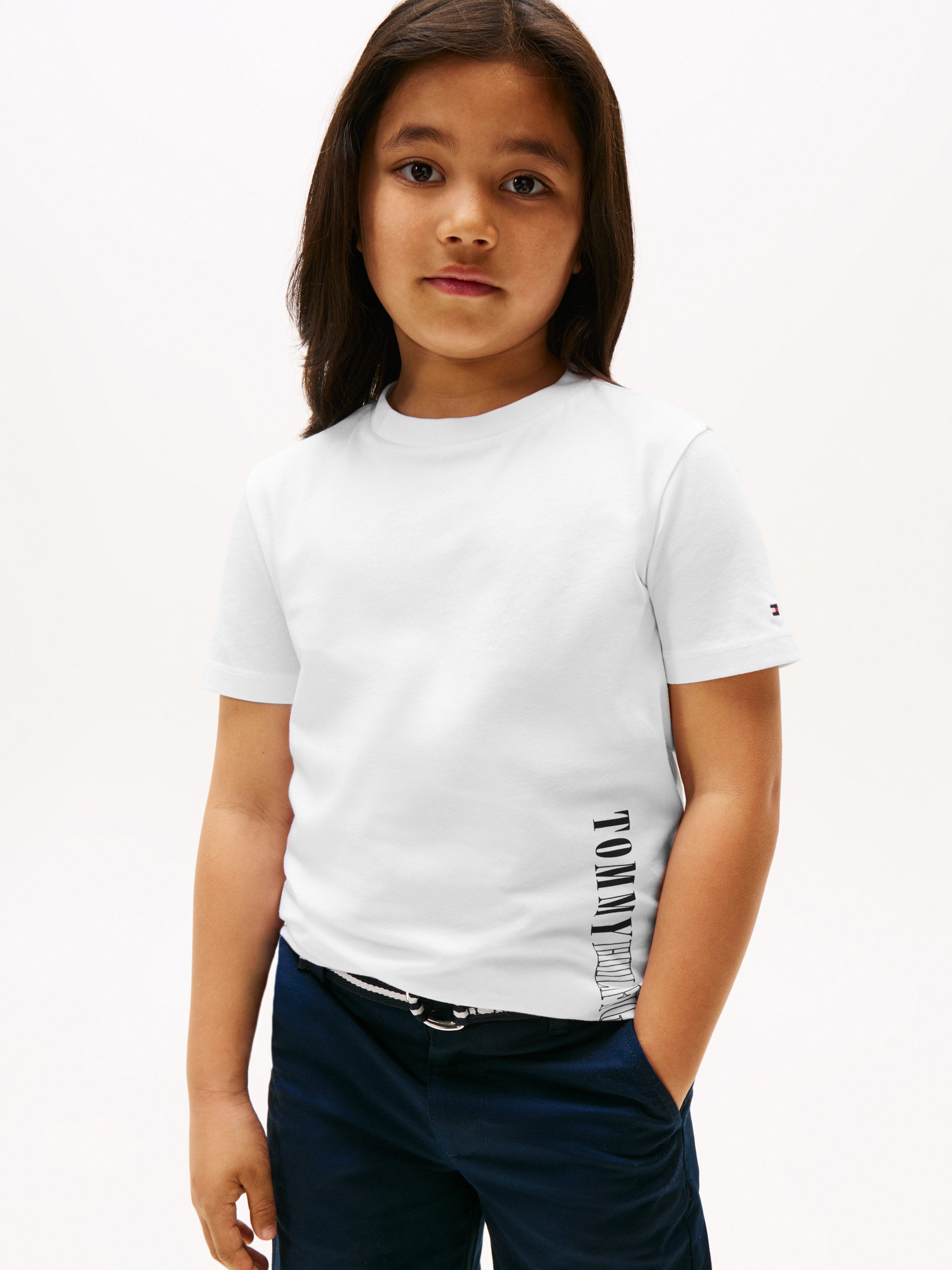 Tommy Hilfiger T-Shirt TOMMY HILFIGER GRAPHIC T-SHIRT für Kinder bis 16 Jahre, Tommy Hilfiger Schriftzug