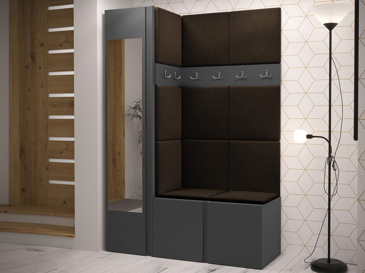MIRJAN24 Garderoben-Set Orion X, (Komplett-Set, Schuhschrank, günstig online kaufen