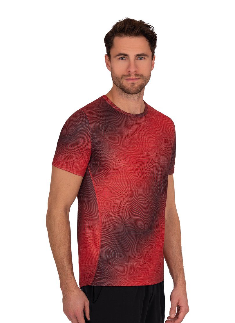 Trigema Print-Shirt COOLMAX® Sportshirt mit modischem Druck