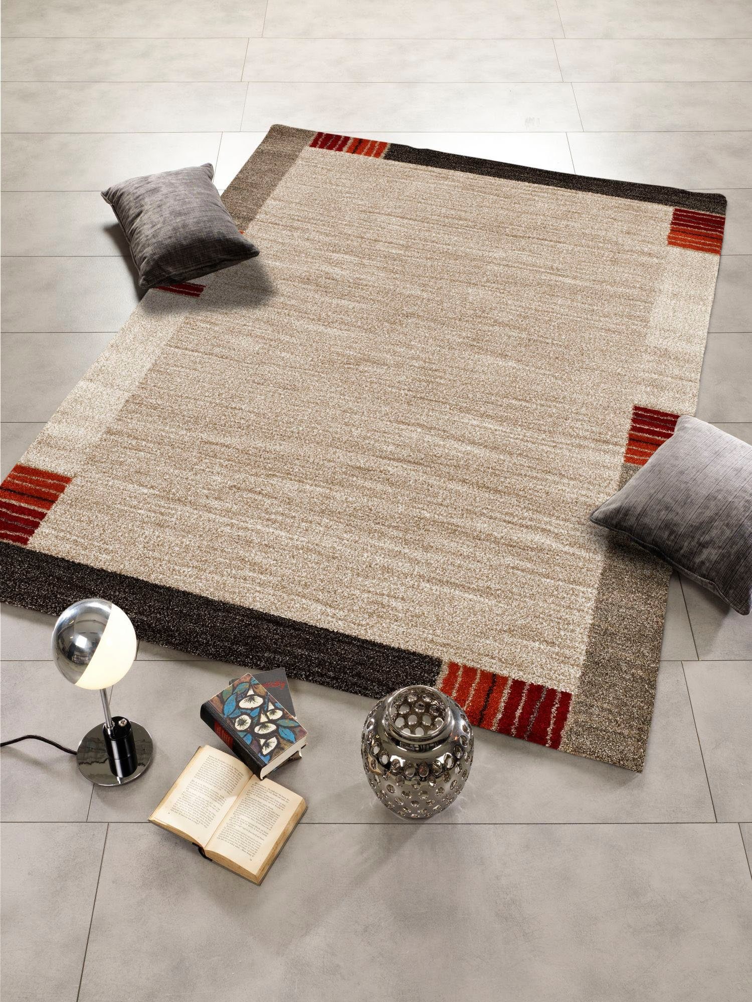 OCI DIE TEPPICHMARKE Teppich »CASTLE FLORA«, rechteckig, 20 mm Höhe, Wohnzi günstig online kaufen