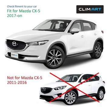 Clim Art Auto-Fußmatte CLIM ART Windabweiser für/kompatible mit Mazda CX-5 2017-2024 (4 St)