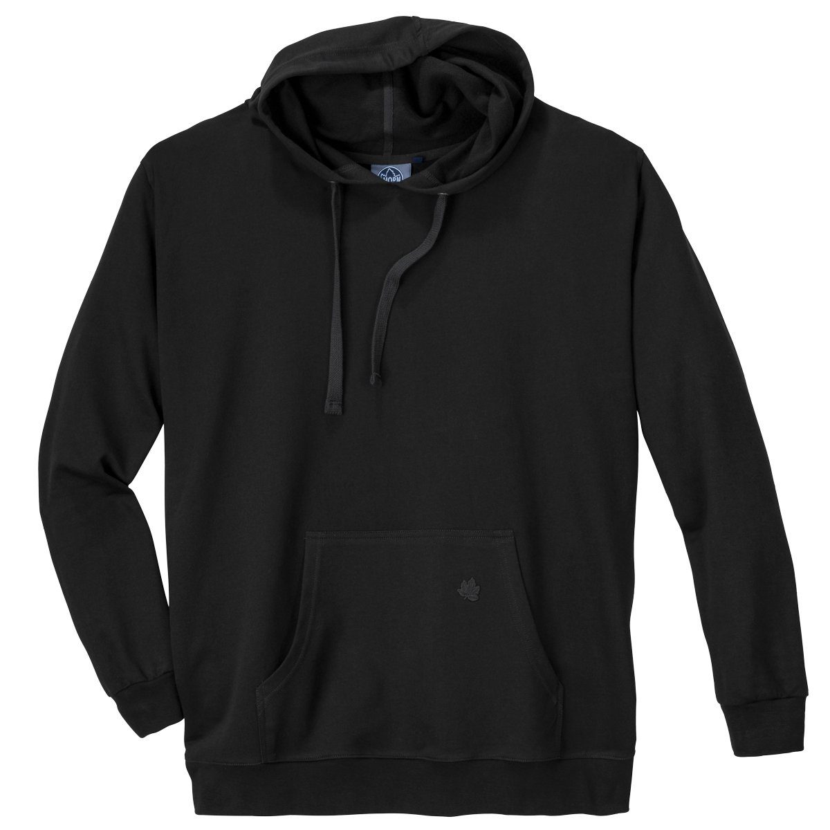 AHORN SPORTSWEAR Kapuzensweatshirt Übergrößen Herren Kapuzen-Sweatshirt  schwarz Ahorn Sportswear