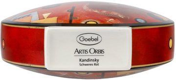 Goebel Dekovase Kandinsky, Artis Orbis, Porzellan, Wassily Kandinsky - Schweres Rot