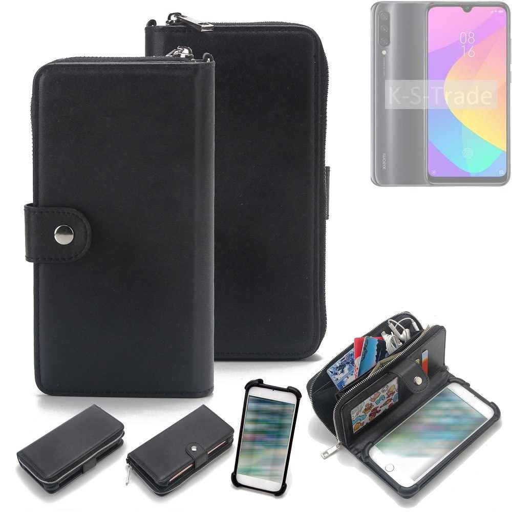 K-S-Trade Handyhülle für Xiaomi Redmi A3, 2in1 Handyhülle Schutzhülle & Portemonnee Cover Handy Hülle