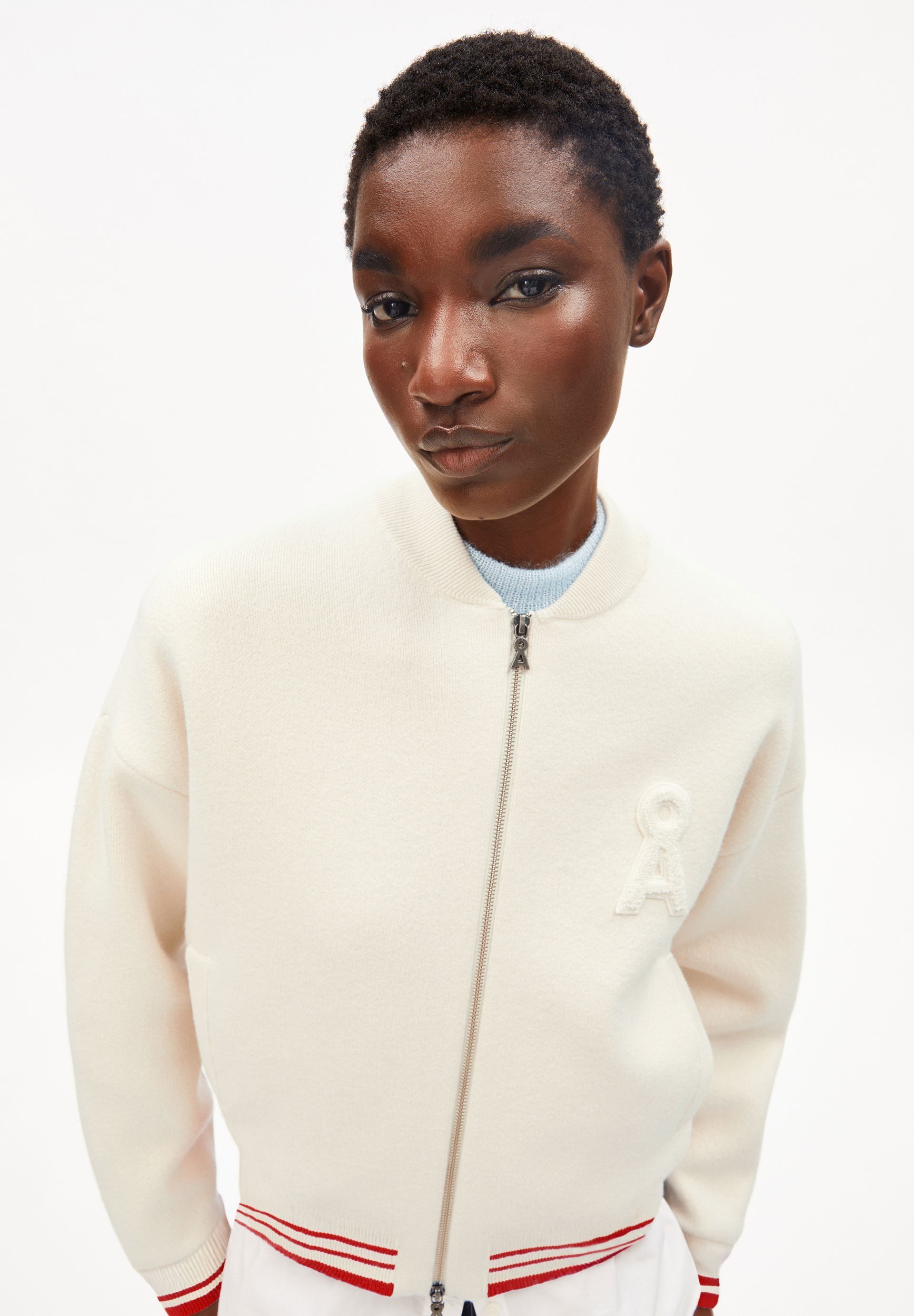 Armedangels Cardigan ICONIC Å Strickjacke aus Bio-Woll Mix (Blousonkragen, Oversized Fit)