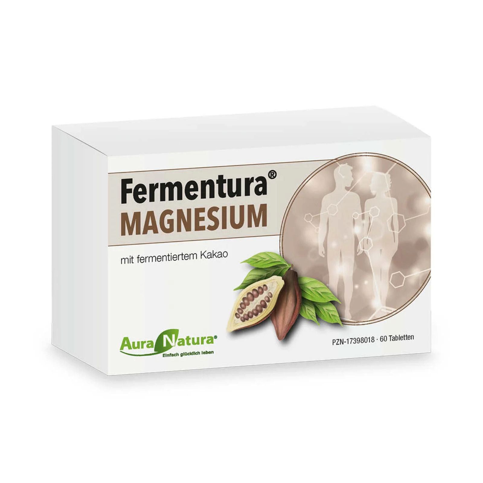 Aura Natura Fermentura Magnesium 3-fach Magnesium Komplex Tabletten Kapseln