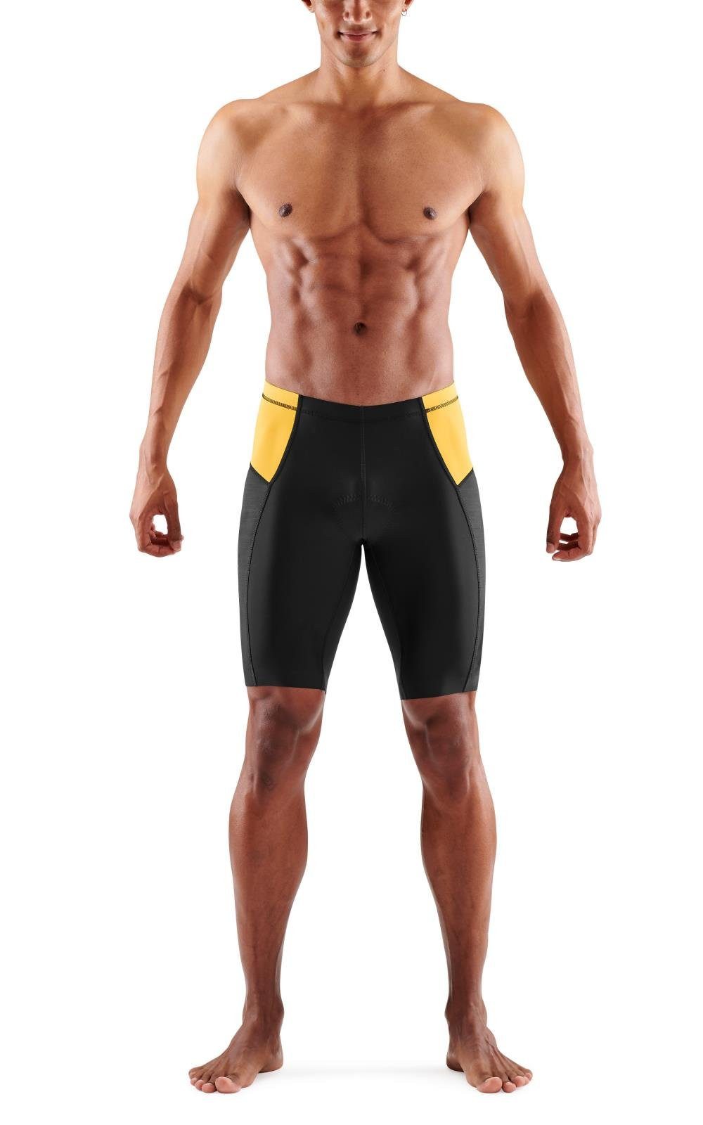 Skins Funktionshose TRI Brand Half Tight Short (für Triathlon, enganliegend)