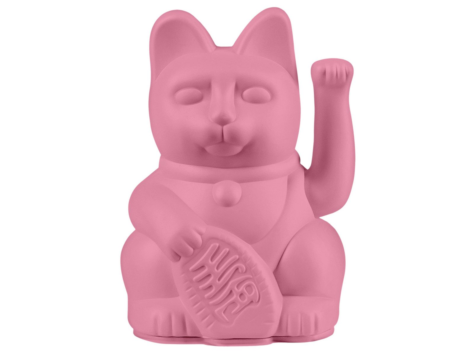 Donkey Products Dekofigur Lucky Cat Mini Winkekatze hot pink 10cm