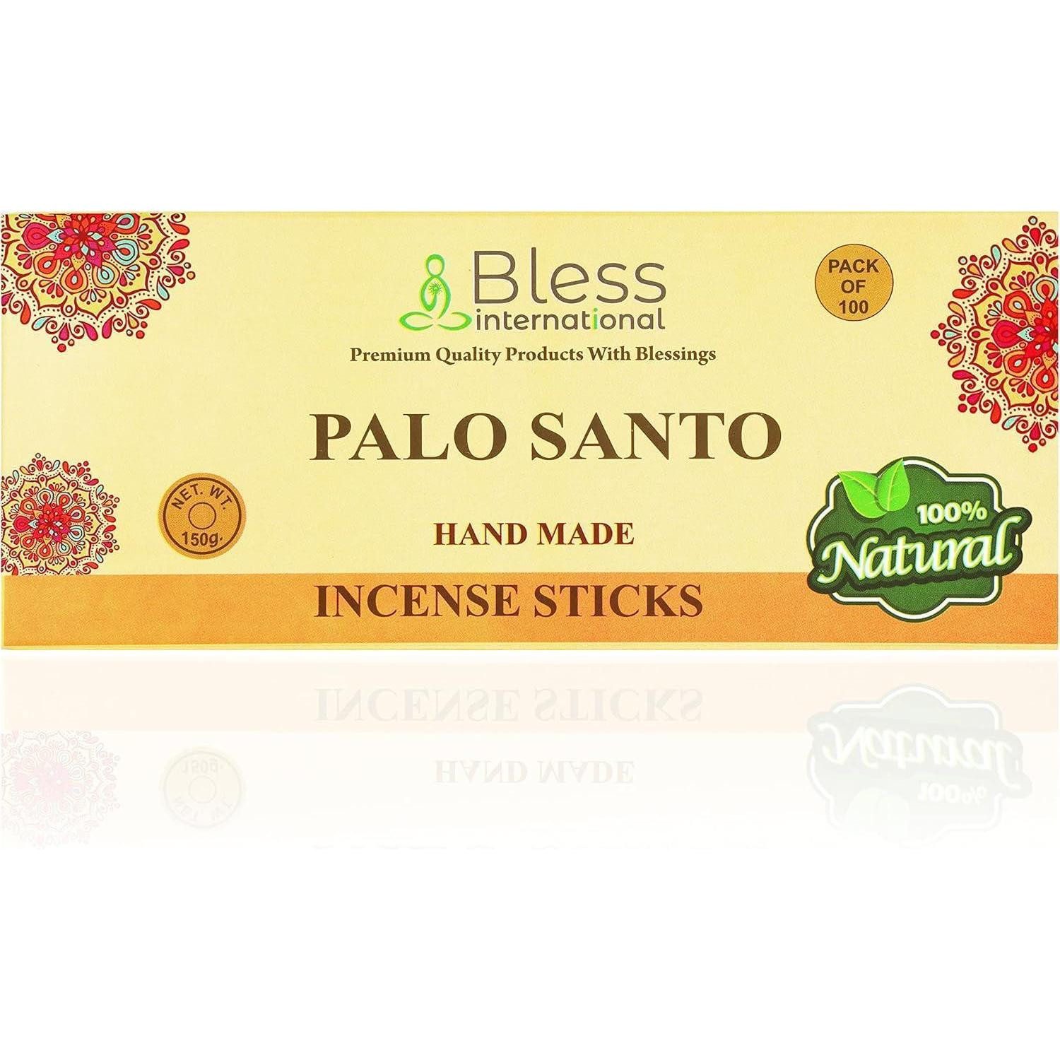 LuxusKollektion Räucherstäbchen-Halter Räucherstäbchen Handmade Handdipped Palo Santo 100 Sticks (150 GM)