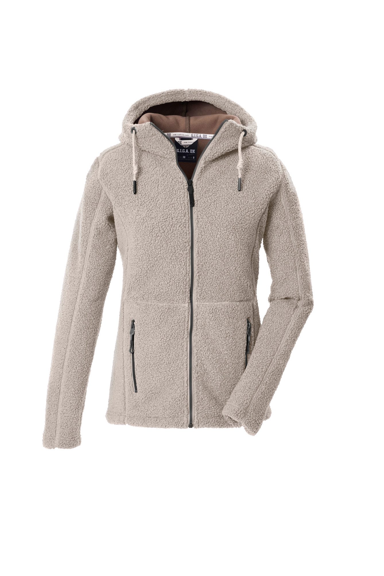 G.I.G.A. DX by killtec Strickfleecejacke GW 38 WMN KNTFLC JCKT mit verstellbarer Kapuze, leichtes Material, Regular Passform – Bild 2 von 3