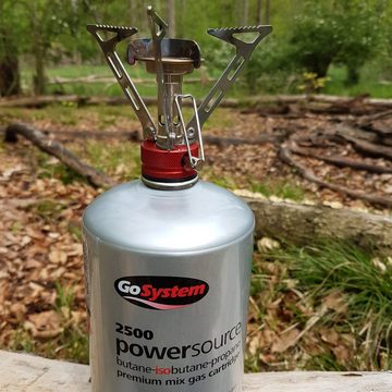 Go System Gaskocher Rapid Stove Mini Camping Gas Kocher, Trekking Outdoor Faltbar 3000 W