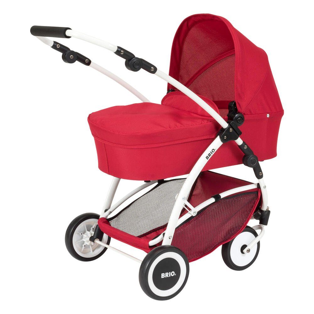 BRIO Puppenwagen Spin Rot, Puppenkinderwagen