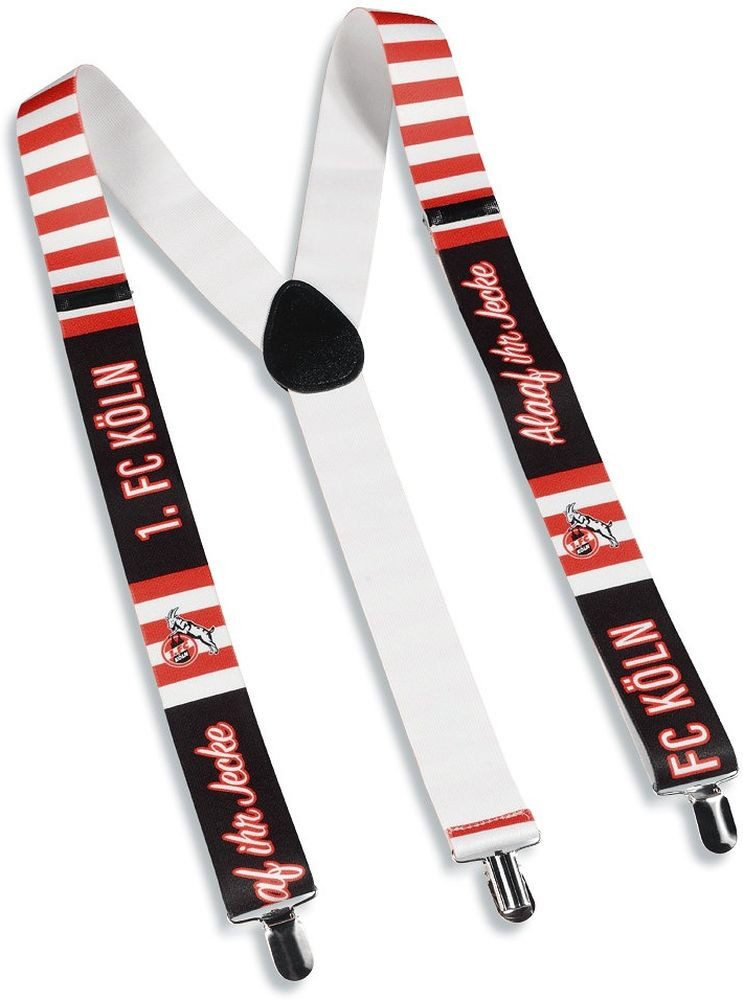 1. FC Köln Hosenträger Hosenträger Alaaf ihr Jecke