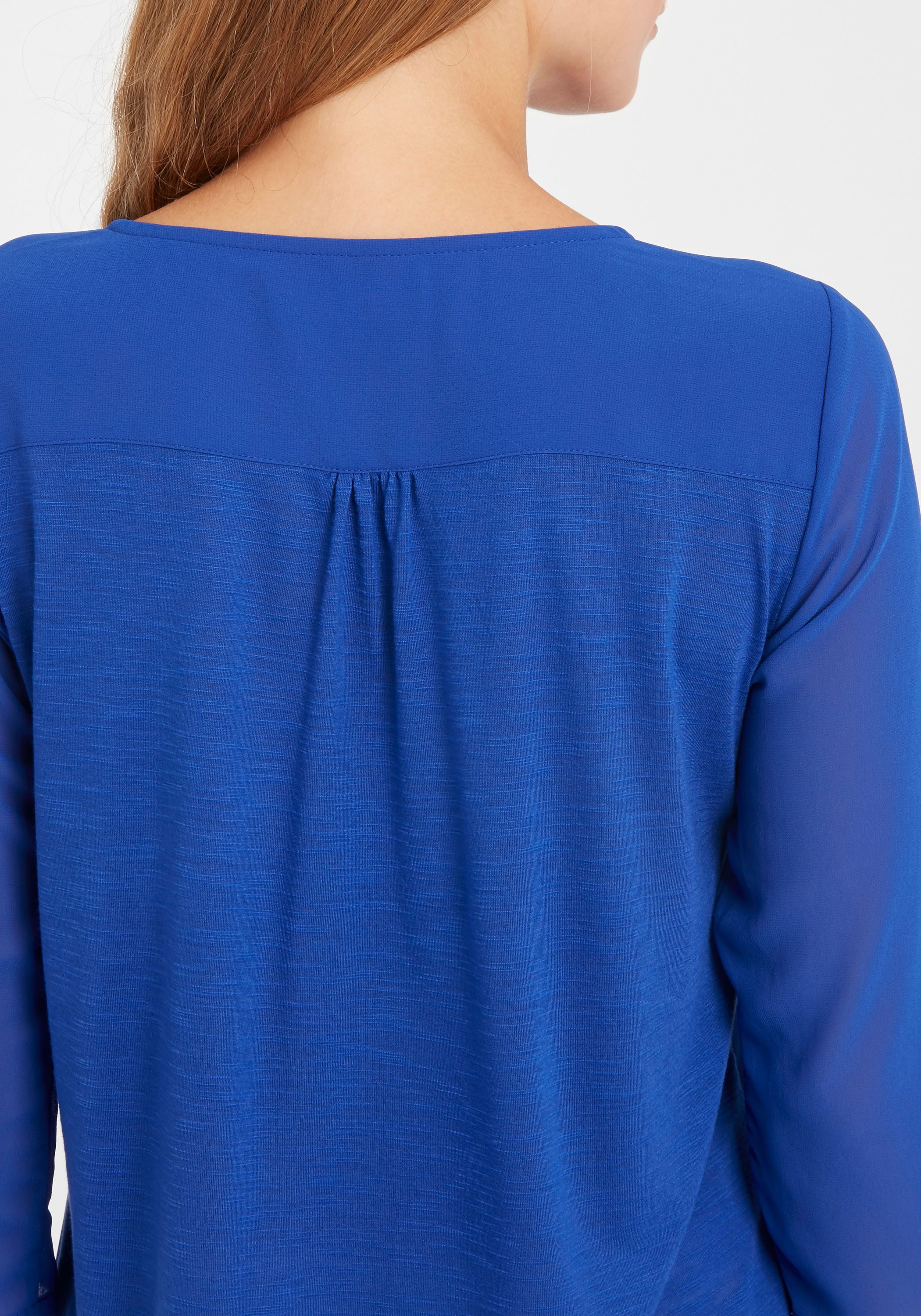 fransa Kurzarmbluse Bluse