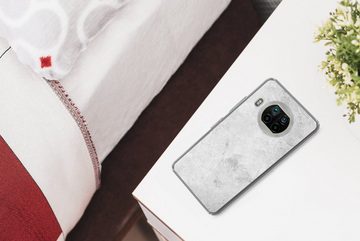 MuchoWow Handyhülle Marmor - Textur - Grau - Marmoroptik, Phone Case, Handyhülle Xiaomi Mi 10T Lite, Silikon, Schutzhülle