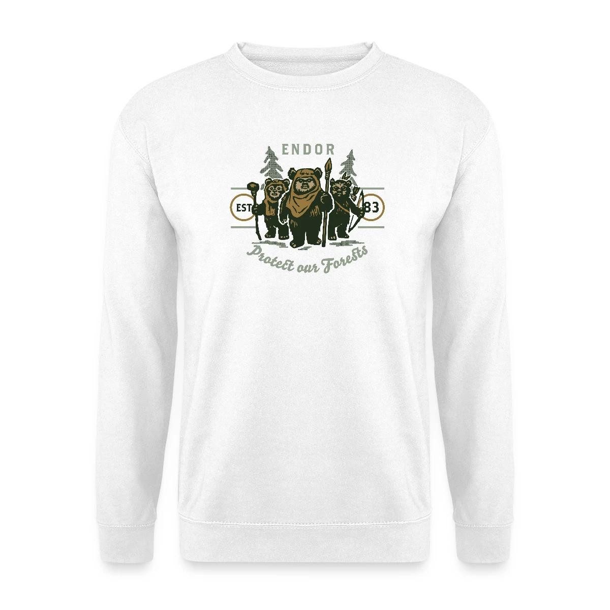 Sweatshirt Star Wars Endor Protect Our Forests Unisex Pullover