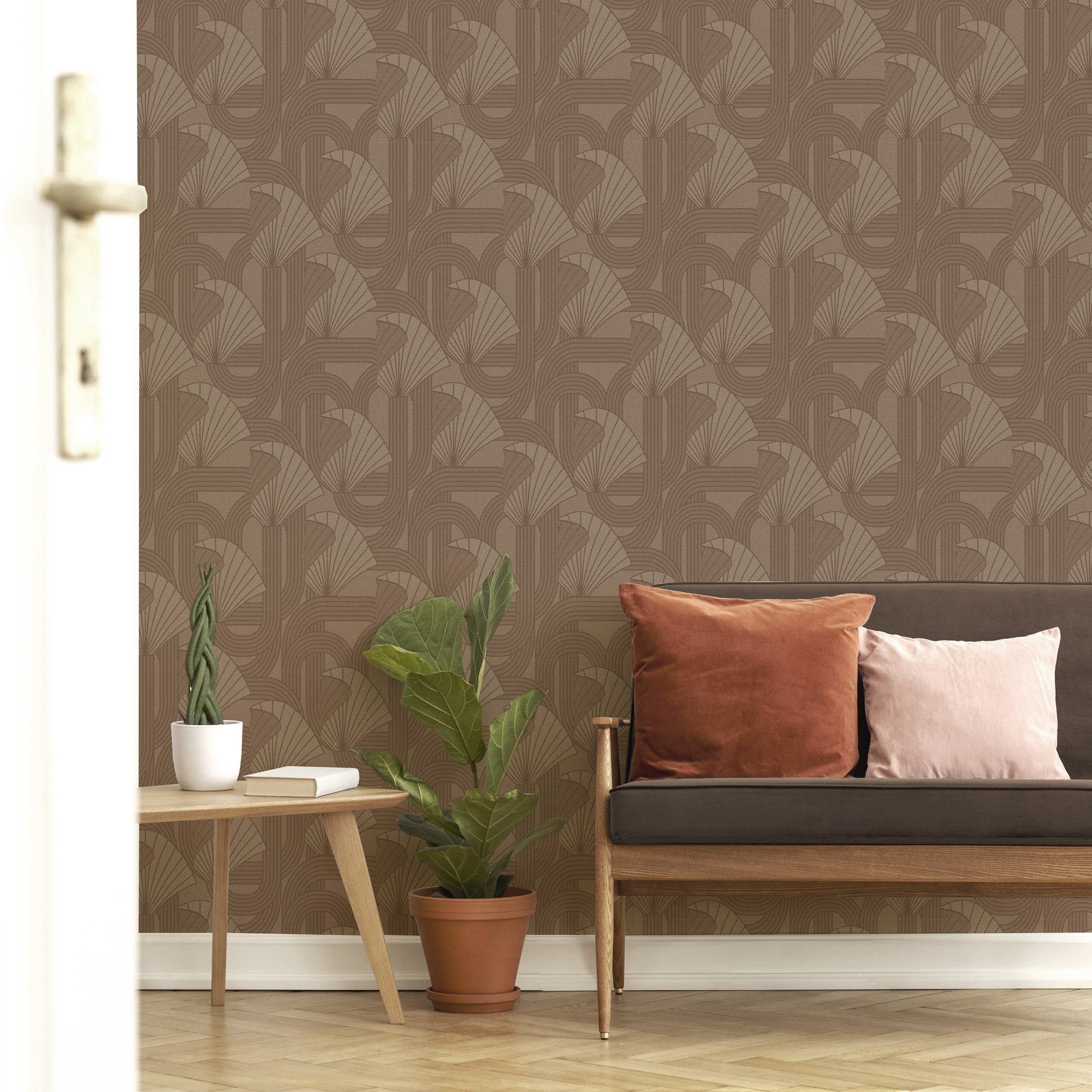 Superfresco Easy Vliestapete Roni, geprägt, Retro, (1 St), Design Tapeten