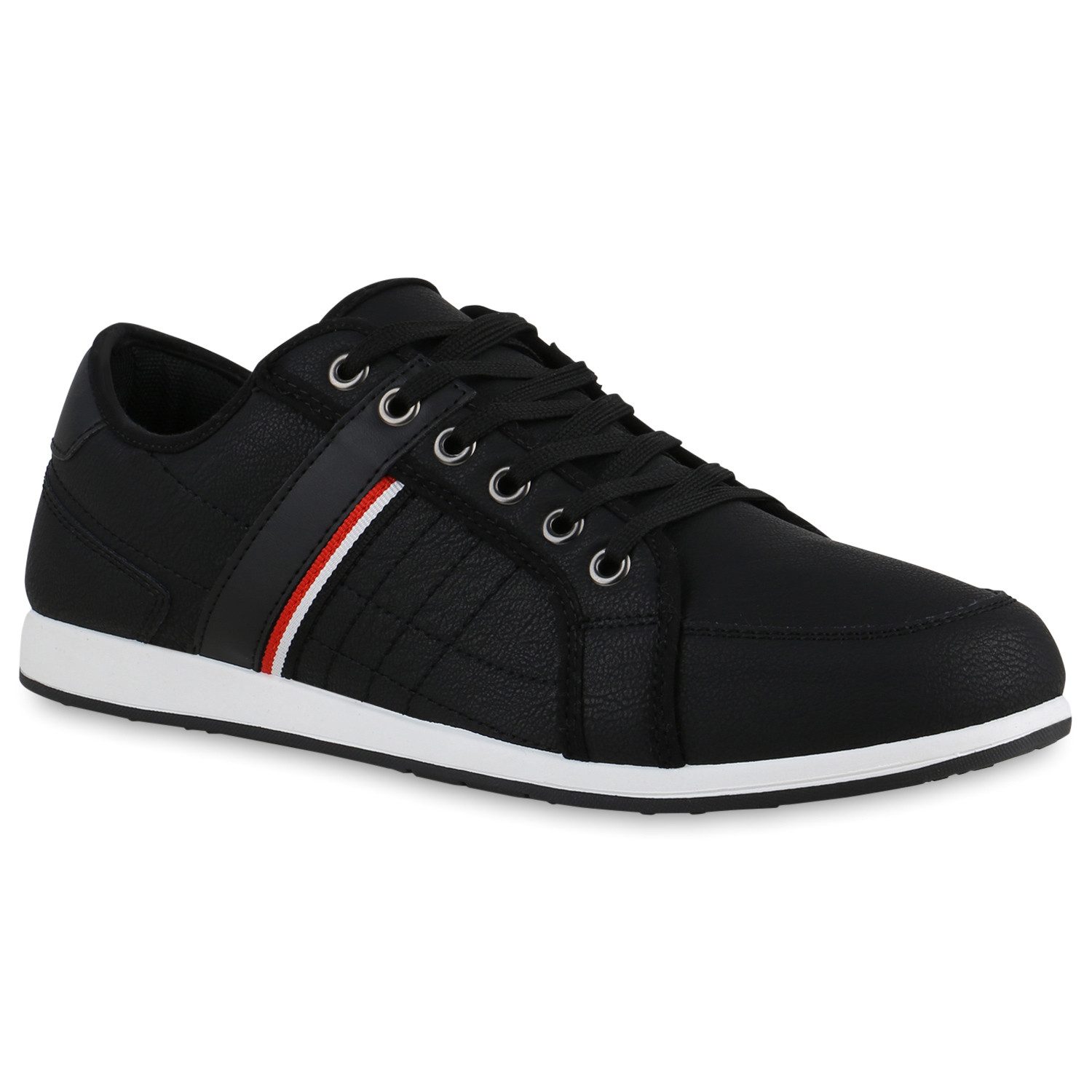 VAN HILL 840515 Sneaker Herren Sneaker Low Bequeme Schnürer Basic günstig online kaufen