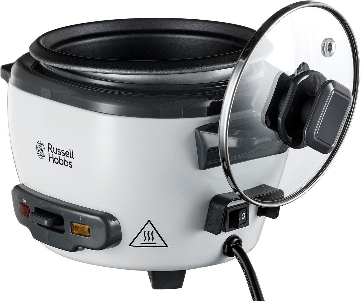 RUSSELL HOBBS Reiskocher Mini 27020-56, 200 W, 0,5 l – Warmhaltefunktion, inkl. Reislöffel & Messbecher – Bild 3 von 5