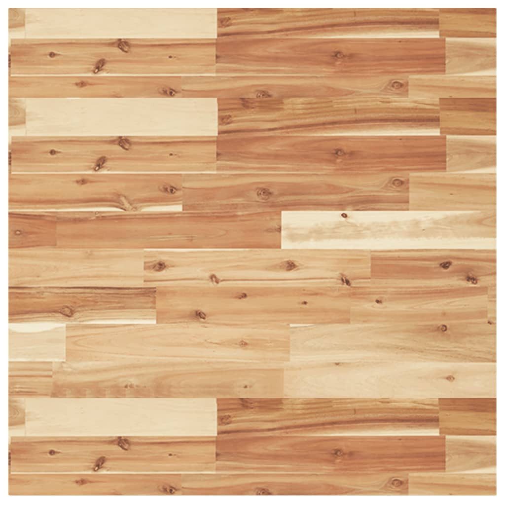 vidaXL Tischplatte Tischplatte Quadratisch 70x70x2 cm Massivholz (1 St)