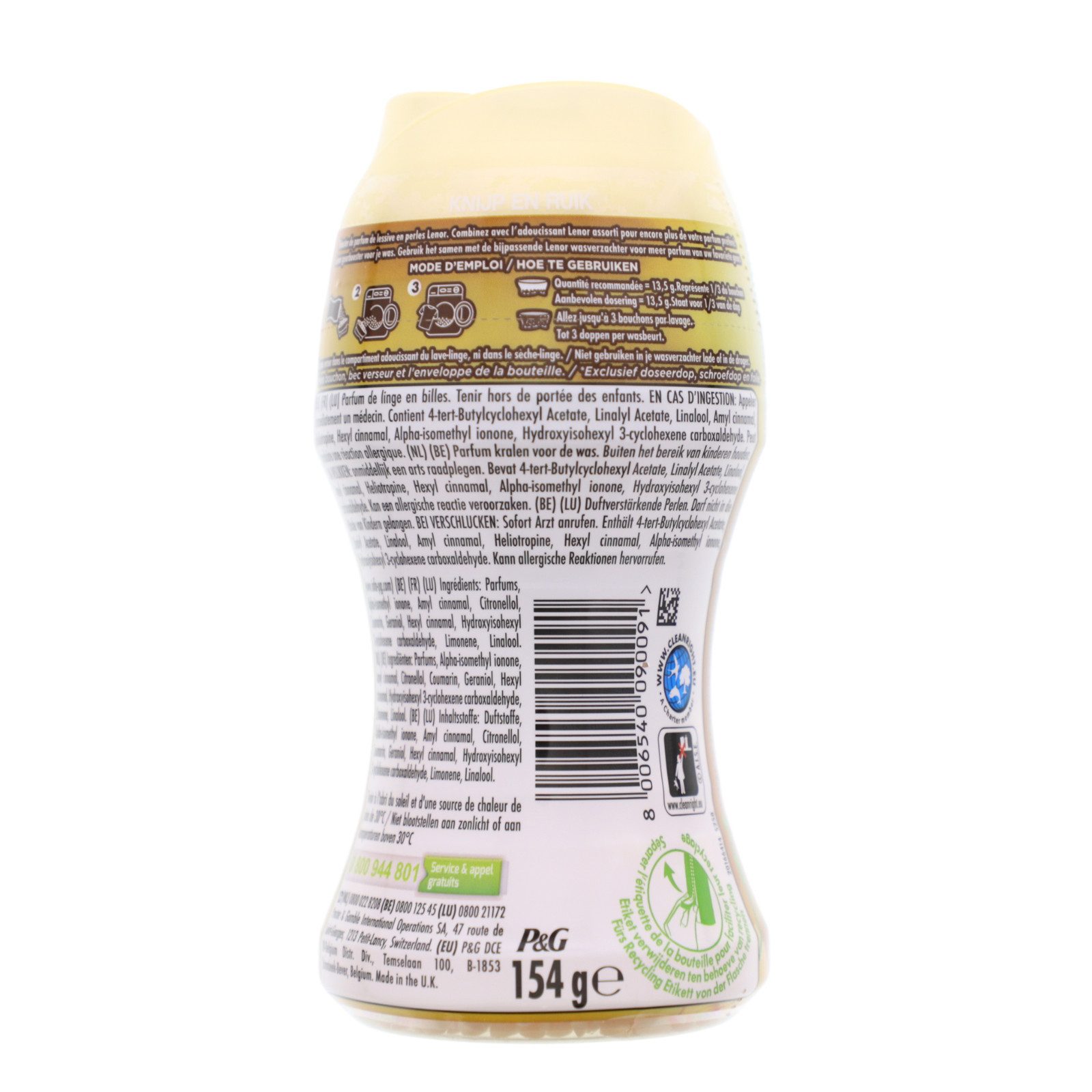 LENOR Textilerfrischer Lenor Wäscheparfüm Goldene Orchidee 154g Vanille Duft Wäscheduft Boost