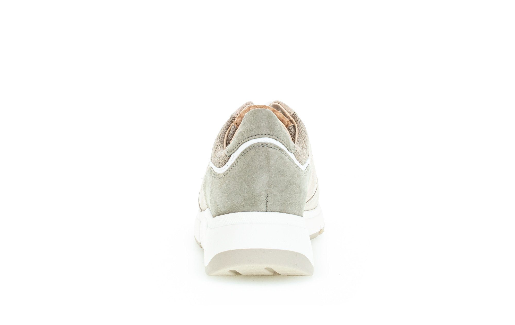 Sneaker 42) (leinen/weiss/schilf / Gabor Beige