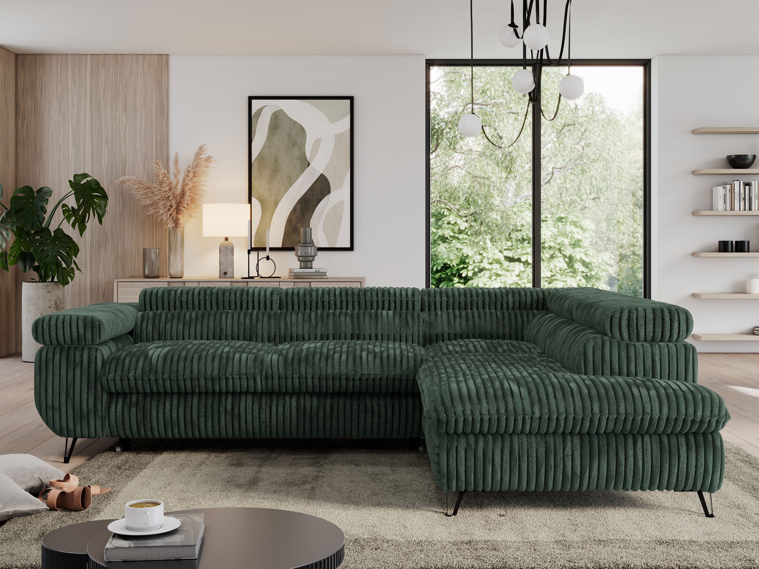 MKS MÖBEL Ecksofa PETER L, Set, Ecksofa L-form, HR35-Schaum, Wellenfederker günstig online kaufen