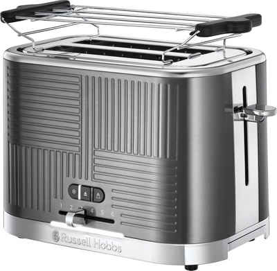 RUSSELL HOBBS Toaster Geo Steel 25250-56, 2 kurze Schlitze, 1640 W