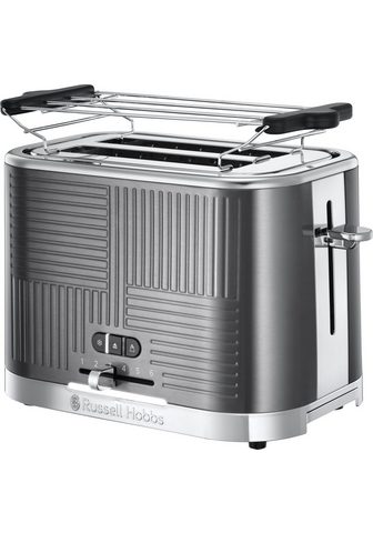 RUSSELL HOBBS Toaster Geo Steel 25250-56 2 kurze Sch...