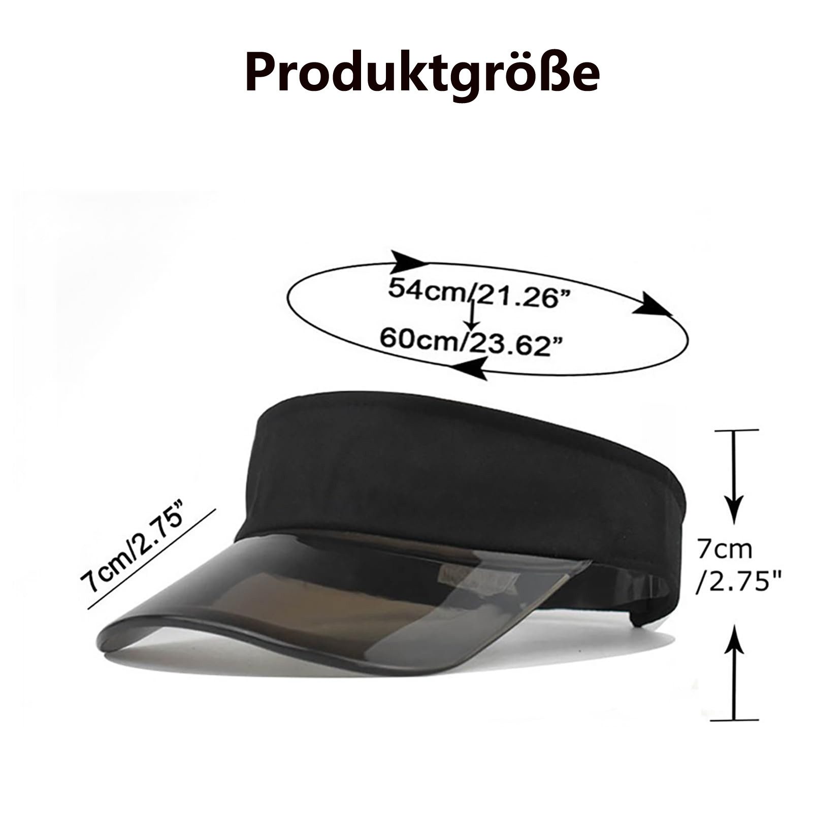 Zaewry Strohhut Sonnenvisier Sonnenhut Damen Visor Cap Sport Sonnenschutz Strand Sonnenblenden Hut UV Schutz Kappe Sommer für Golf Tennis