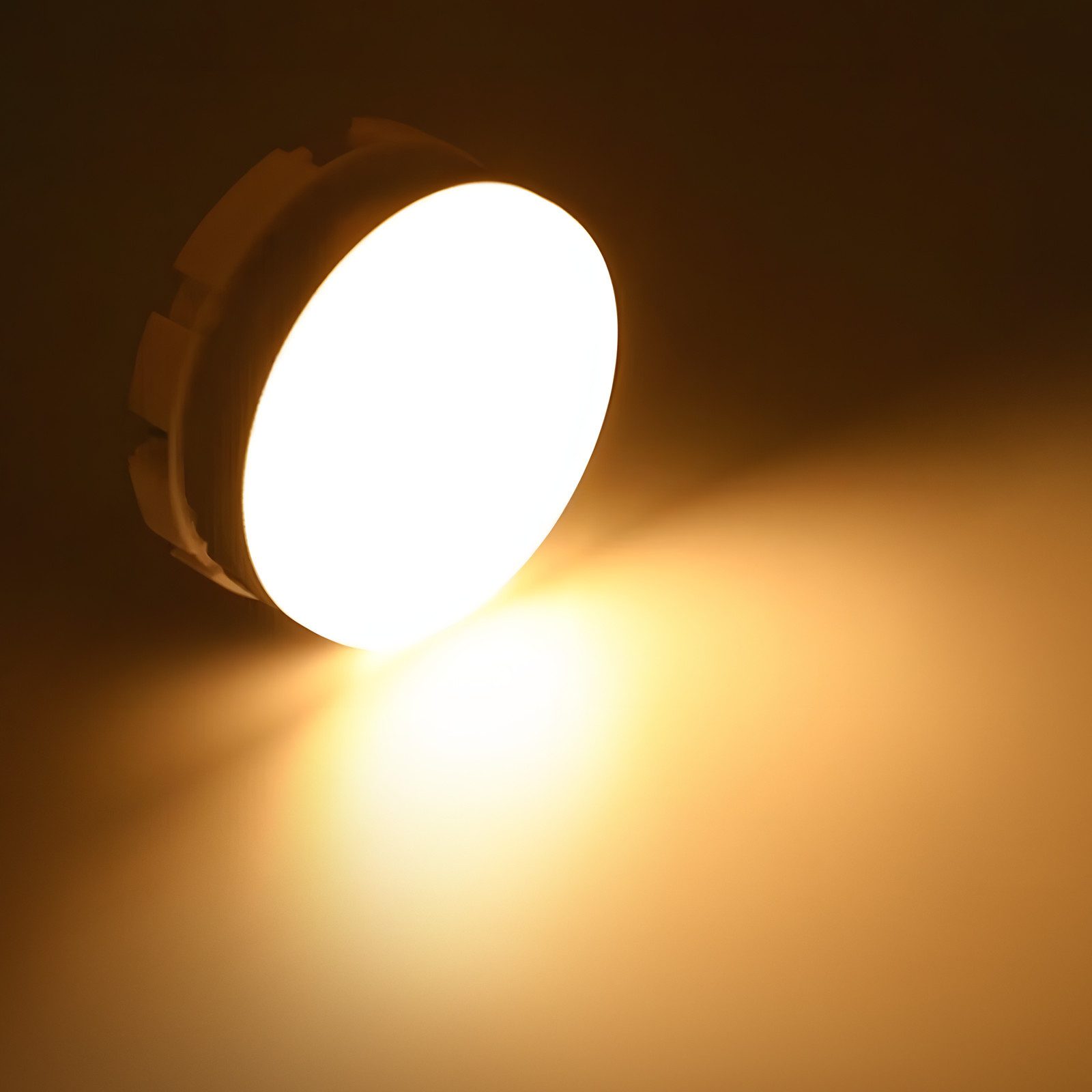 Nettlife LED-Leuchtmittel 2/4/6er Pack GX53 5W Ultra Flach Warmweiß 3000K nicht dimmbar, GX53, 4 St., Extra-Warmweiß, 230V flimmerfrei für Unterbauleuchte (74x25mm)