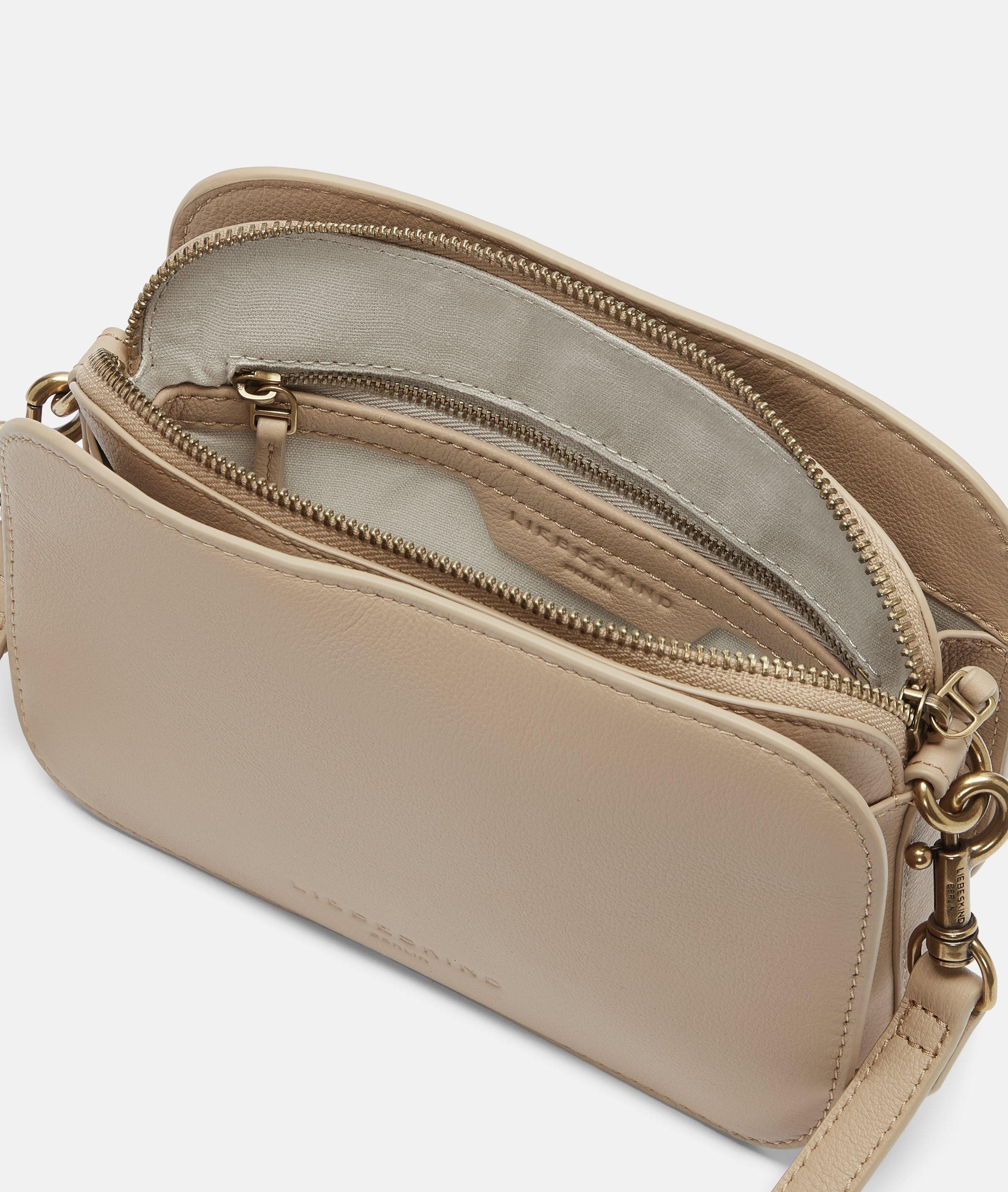 Liebeskind Berlin Umhängetasche Luka Crossbody S, Handliche Crossbody-Bag aus Rindsleder
