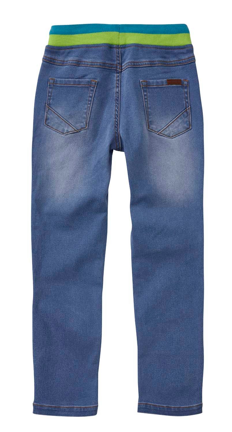 JAKO-O Straight Jeans JAKO-O Comfortable Trousers Knee Patch Children's Baby Denim Look