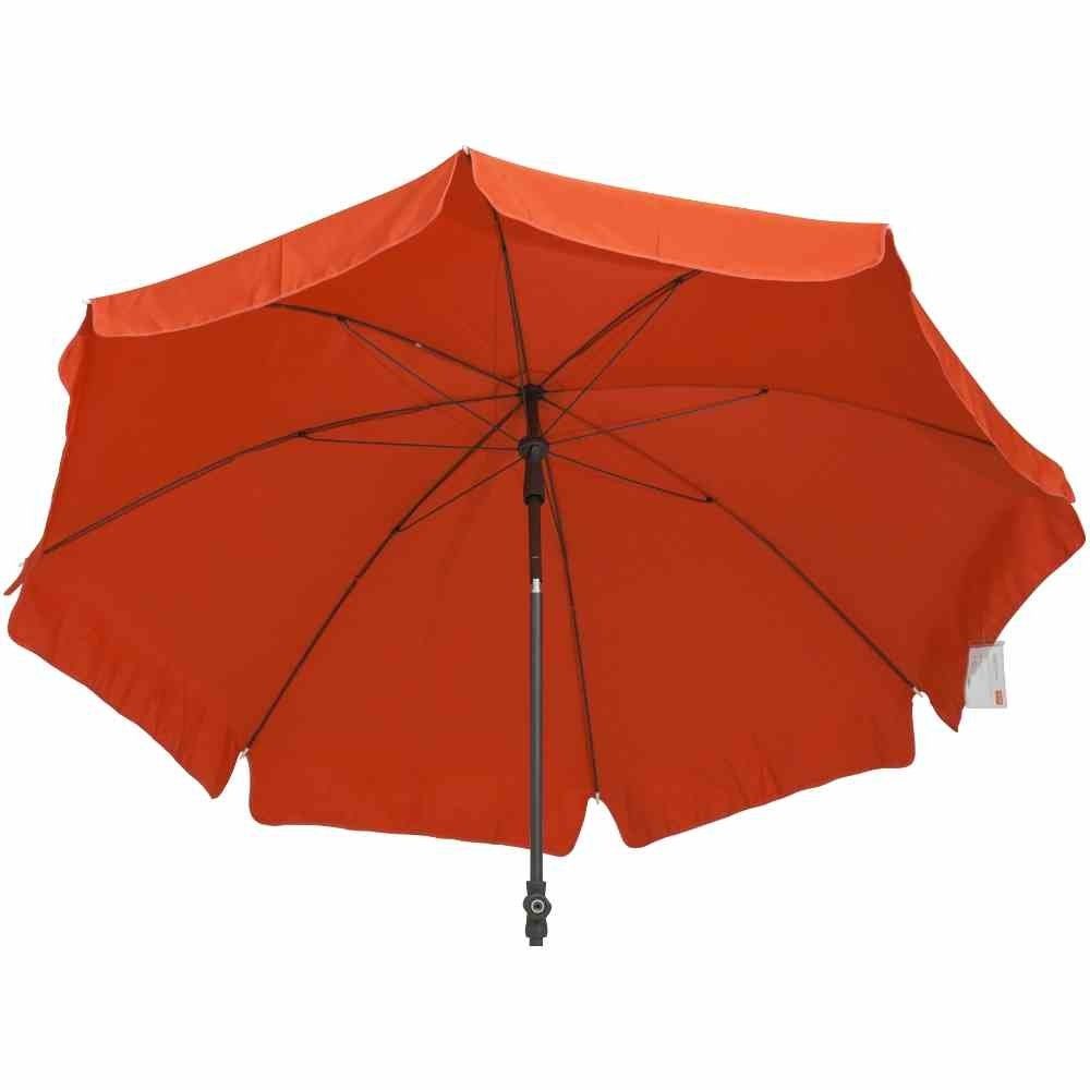GAUTZSCH Sonnenschirm in anthrazit, Stahl - 250x241x250x250cm (BxHxTxD), Ø 250 cm