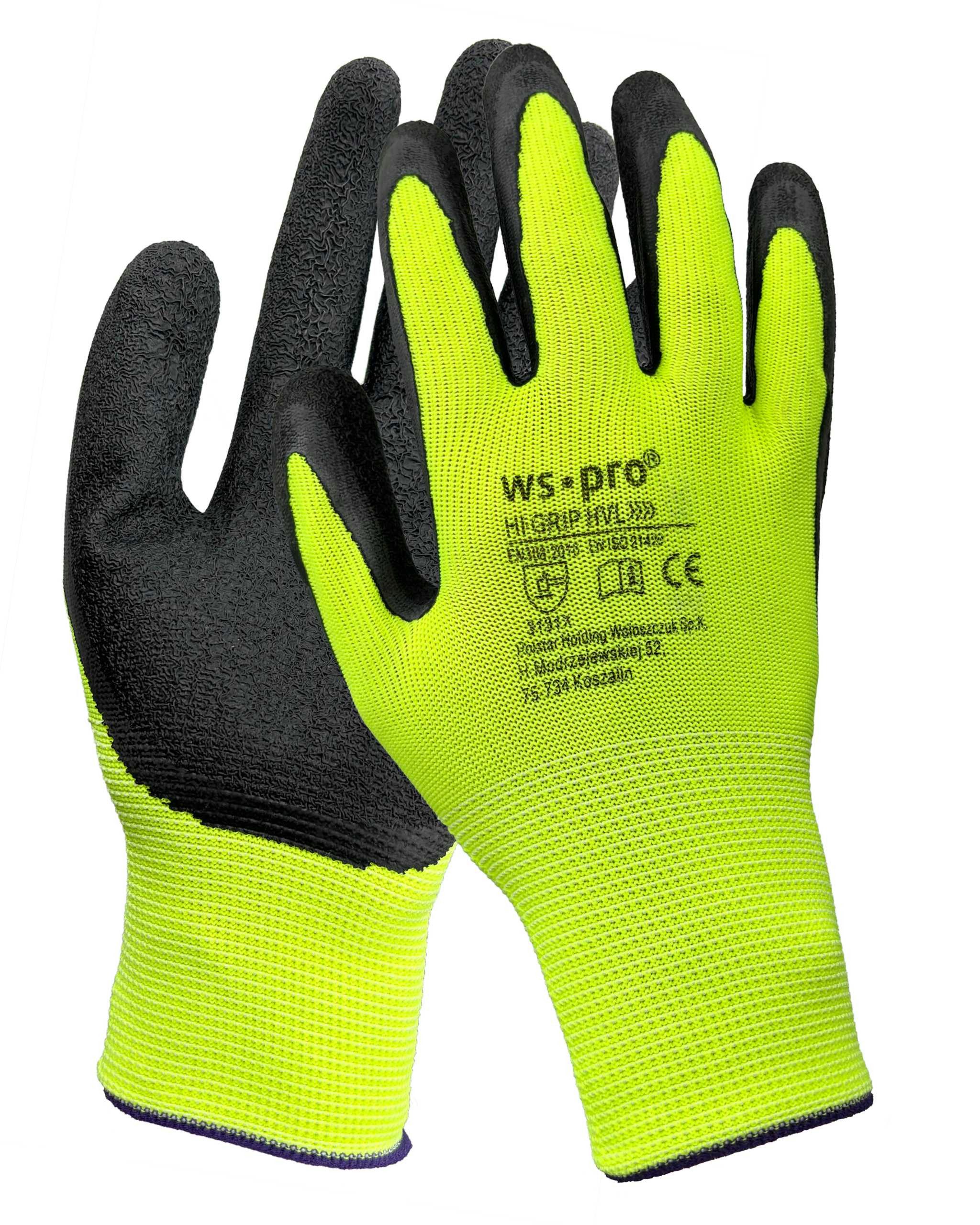 WS-Pro Arbeitshandschuhe WS-Pro Hi-Grip HVL Arbeitshandschuhe günstig online kaufen