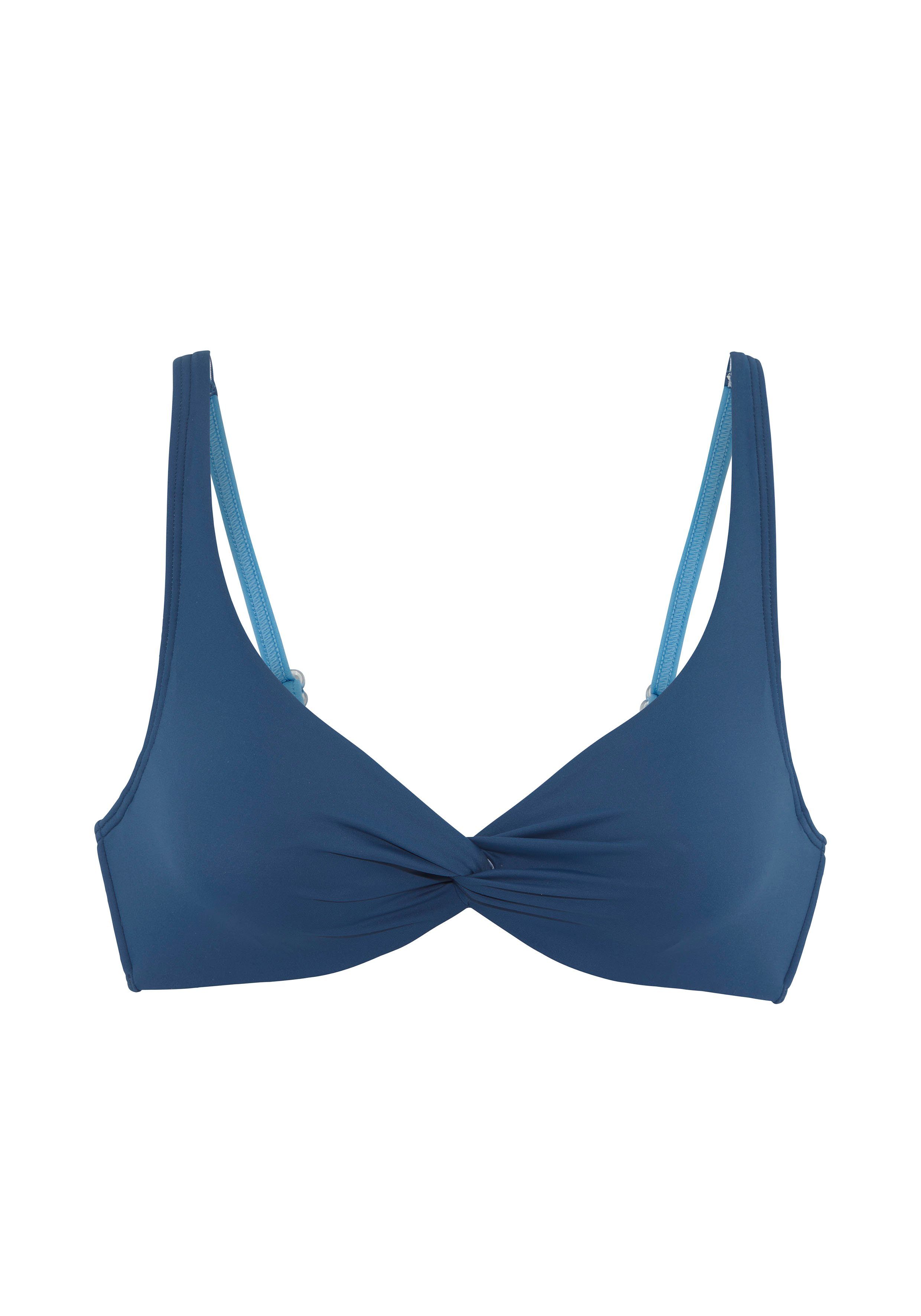 LASCANA ACTIVE Bügel-Bikini-Top Oceana, mit Knotenoptik günstig online kaufen