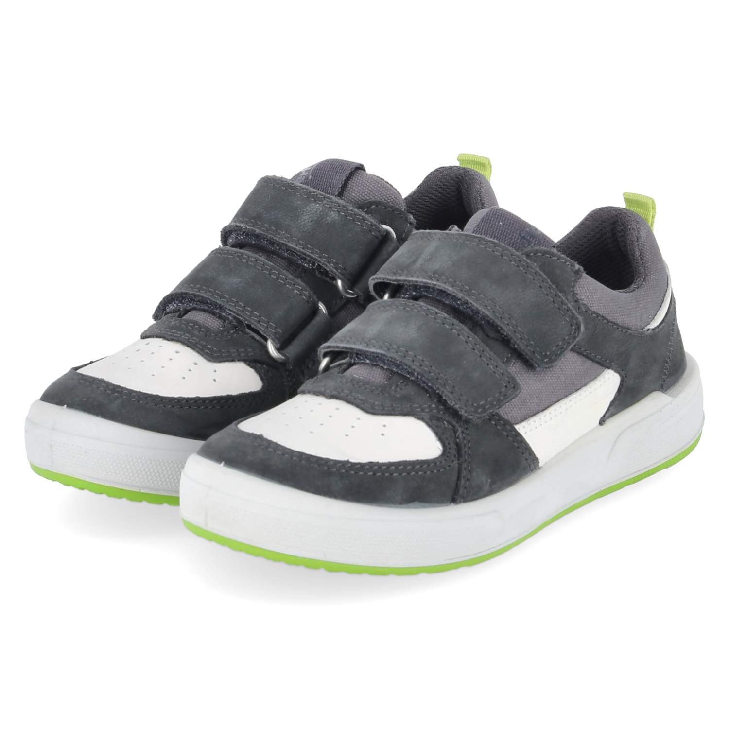 Superfit Superfit 1-100107-2000 Jungen Leder & Textil grey Slipper