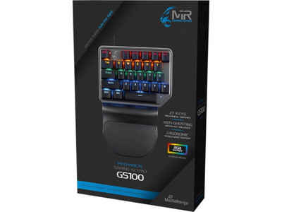 Mediarange Gaming Tastatur mit Kabel 27 Tasten 8 Farbodi schwarz MRGS100 Tastatur