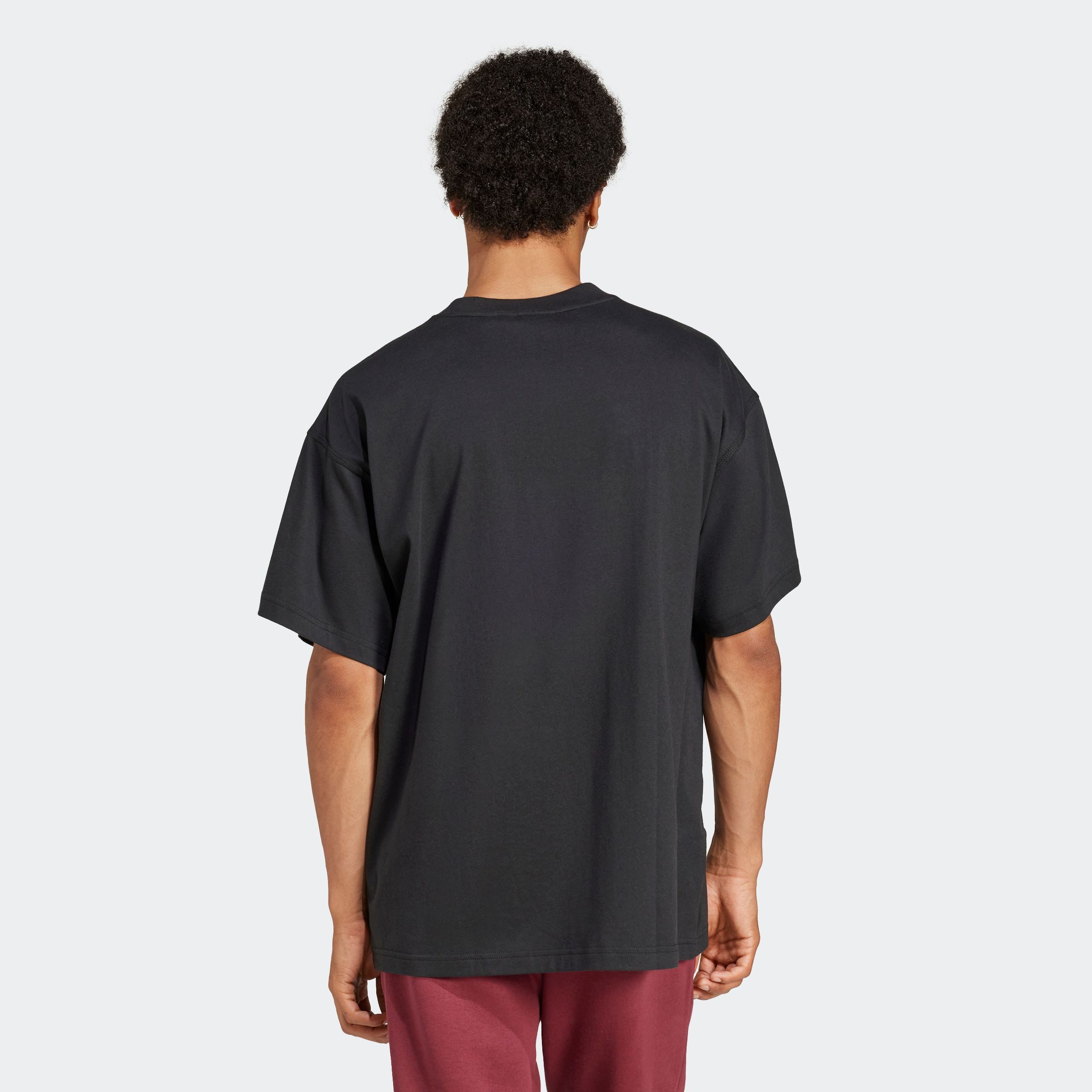 adidas Originals T-Shirt ESS OS TEE lockere Silhouette, mit geripptem Rundh günstig online kaufen