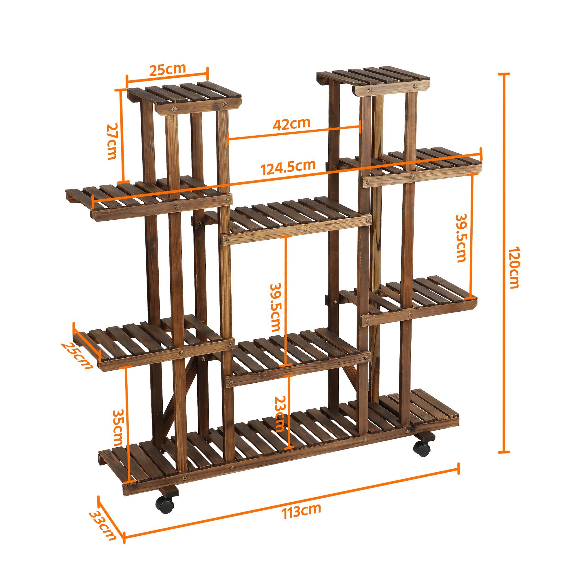 Yaheetech Blumenständer, Blumenregal aus Holz mit günstig online kaufen