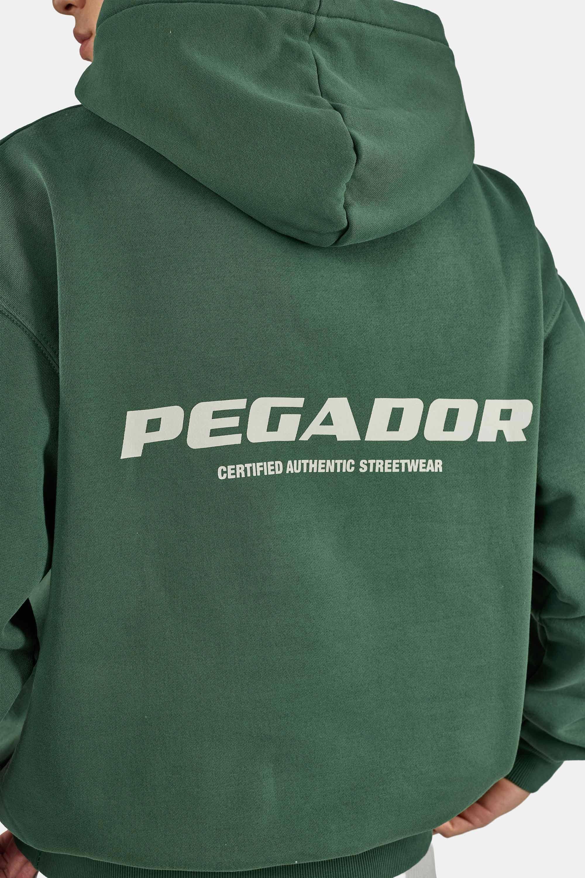PEGADOR Kapuzensweatshirt COLNE LOGO OVERSIZED HOODIE Baumwollmischung, oversize